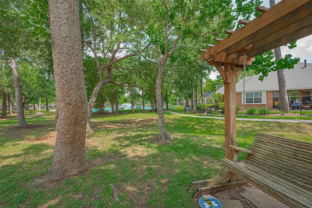 view of yard