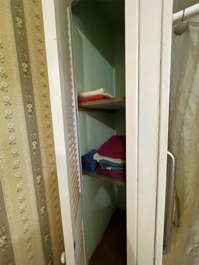 view of closet