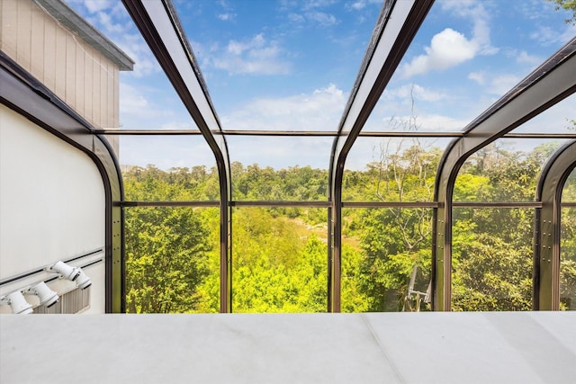 details with a sunroom