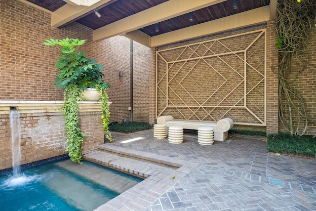 exterior space with a patio