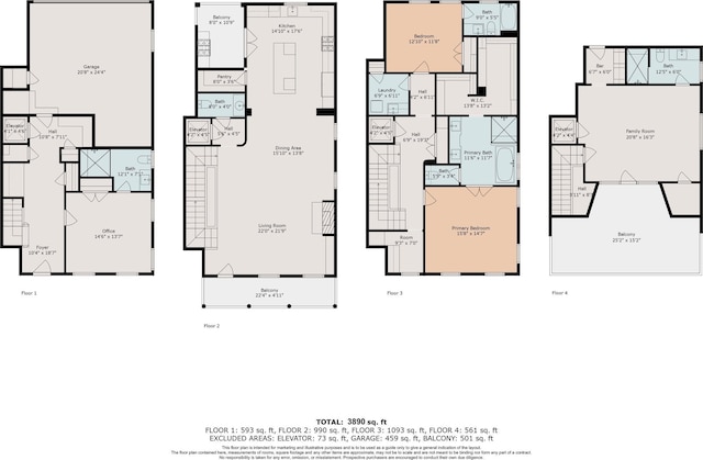 305 Royale Heights Ln, Houston, TX 77024 - plan
