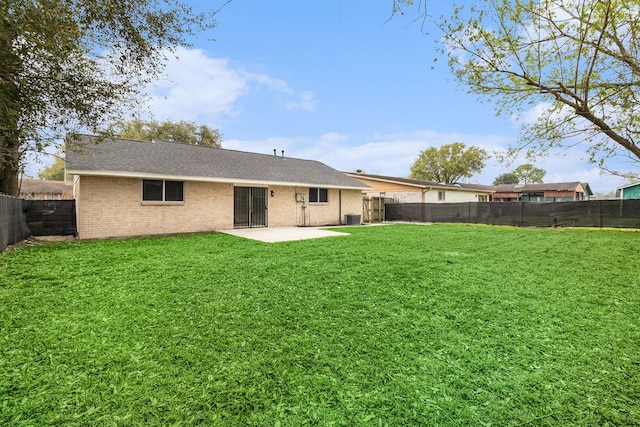 1510 Tarberry Rd, Houston, TX 77088 - rear view of house featuring a patio area, brick siding, and cooling unit