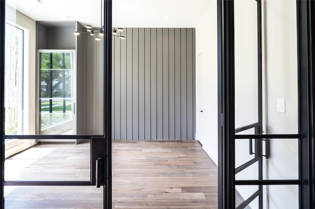 2222 Branard St, Houston, TX 77098 - entryway featuring a chandelier and wood finished floors