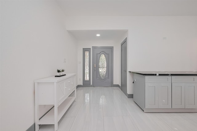 14823 Forest Lodge Dr, Houston, TX 77070 - foyer with recessed lighting and baseboards