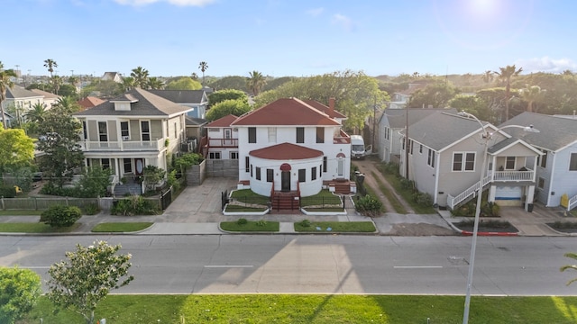 1919 Rosenberg St, Galveston, TX 77550 - aerial perspective of suburban area