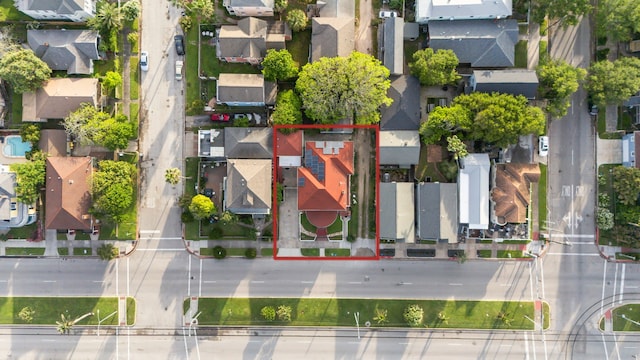birds eye view of property featuring a residential view