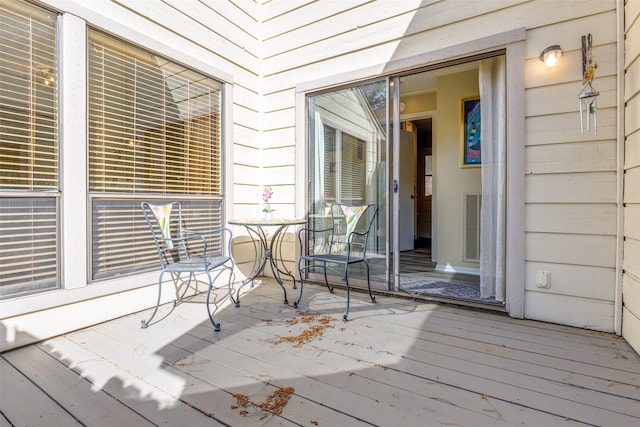 deck with visible vents