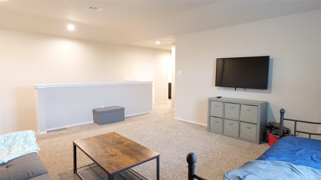 40607 Creekside Bluff Trl, Magnolia, TX 77354 - carpeted living room featuring baseboards