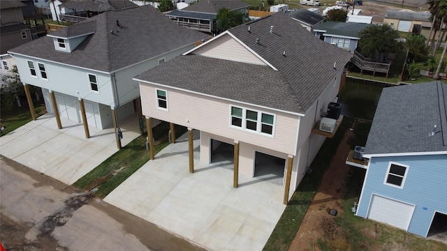 aerial view featuring a residential view