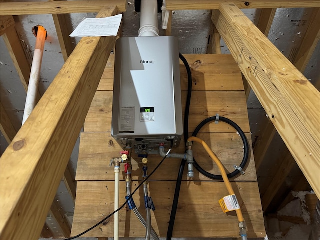 utilities with tankless water heater