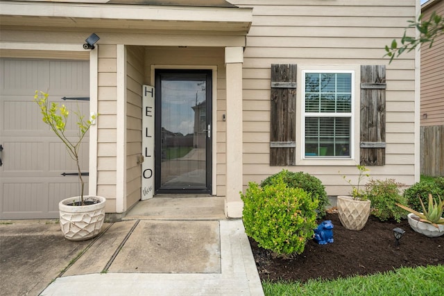 view of entrance to property