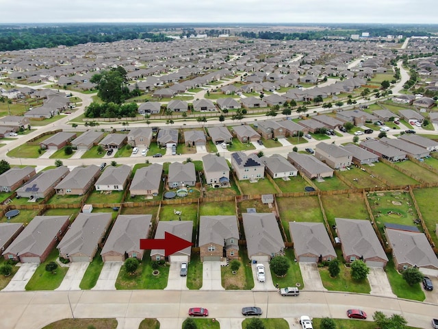 birds eye view of property featuring a residential view