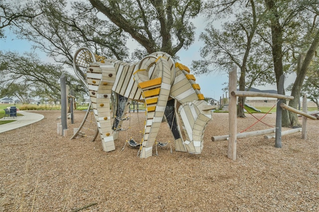 view of play area
