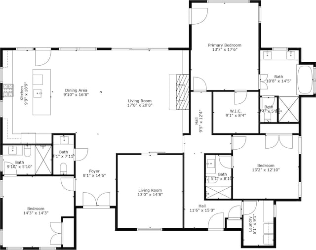 254 Peninsula Dr, Livingston, TX 77351 - floor plan
