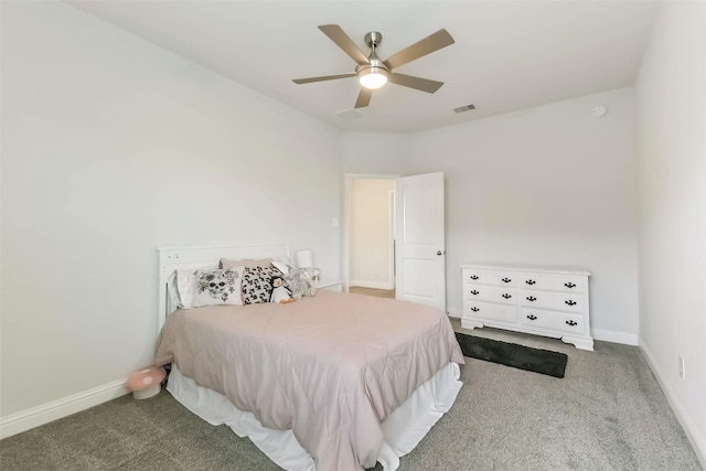 20002 Roan Ardennes Ln, Tomball, TX 77377 - carpeted bedroom featuring baseboards and a ceiling fan