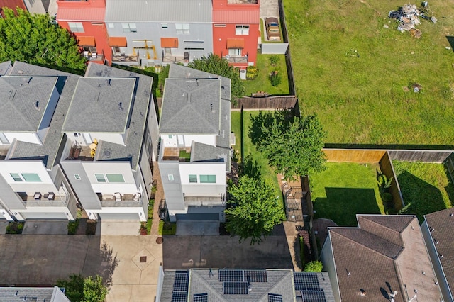birds eye view of property featuring a residential view
