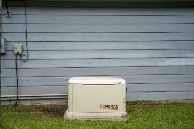 details with a power unit and electric meter