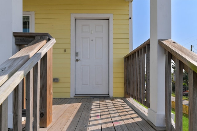 view of entrance to property