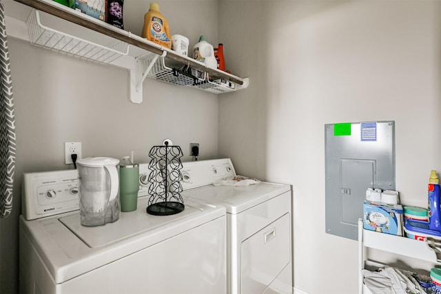 2811 Winnie St, Galveston, TX 77550 - washroom featuring separate washer and dryer and laundry area