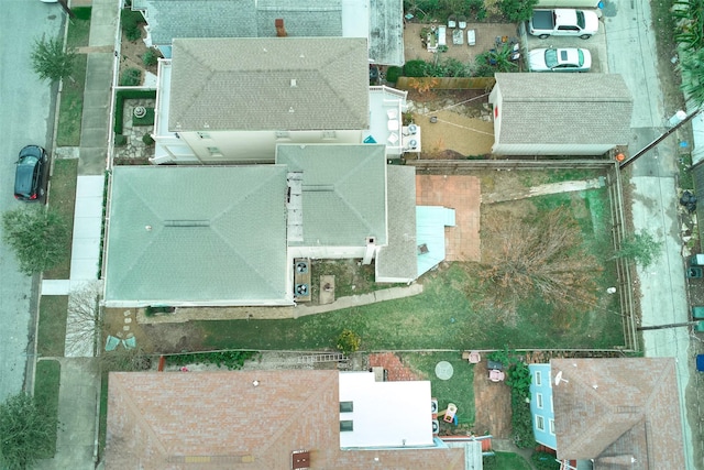 rear view of property with a chimney, fence, central AC, a lawn, and a deck