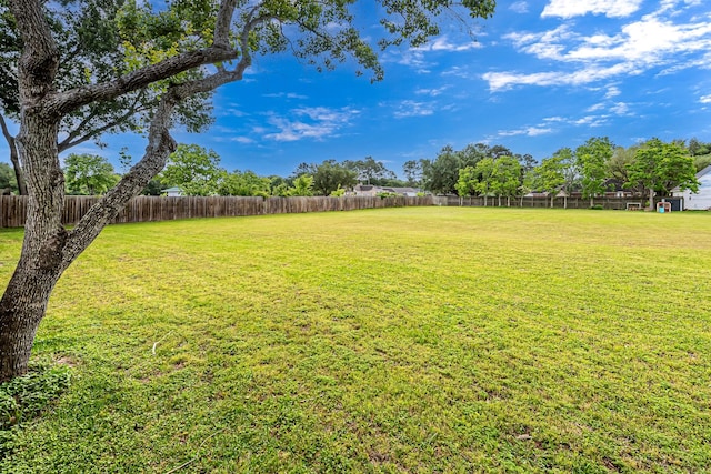 6249 Mallard Dr, Katy, TX 77493 - view of yard featuring a fenced backyard