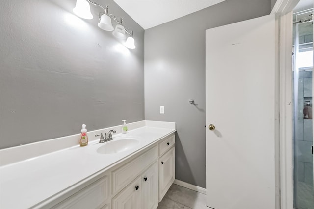3626 Lake Breeze Ln, Crosby, TX 77532 - bathroom with tile patterned flooring and vanity