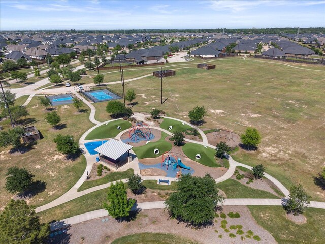 7262 Monarch Dr, Katy, TX 77493 - birds eye view of property with a residential view