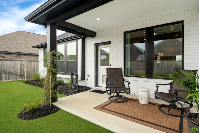 21131 Austin Chalk Dr, Cypress, TX 77433 - view of patio / terrace featuring fence