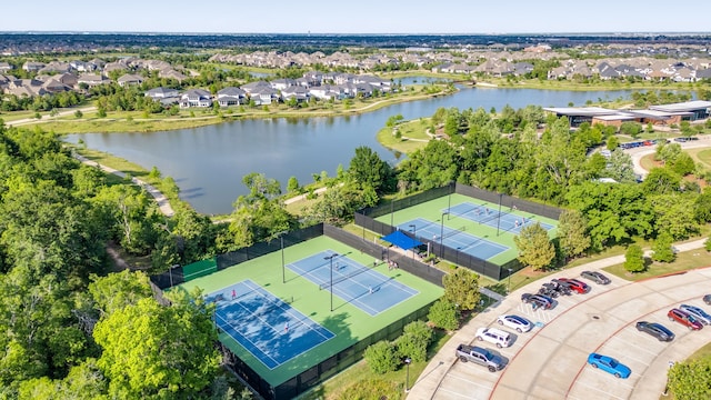 21131 Austin Chalk Dr, Cypress, TX 77433 - birds eye view of property with a water view and a residential view