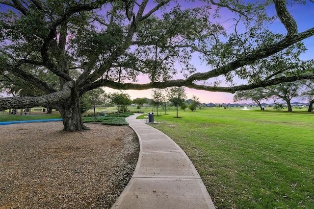 19219 Filly Park Cir, Tomball, TX 77377 - view of community with a yard