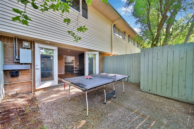 818 Wax Myrtle Ln, Houston, TX 77079 - view of patio / terrace featuring fence