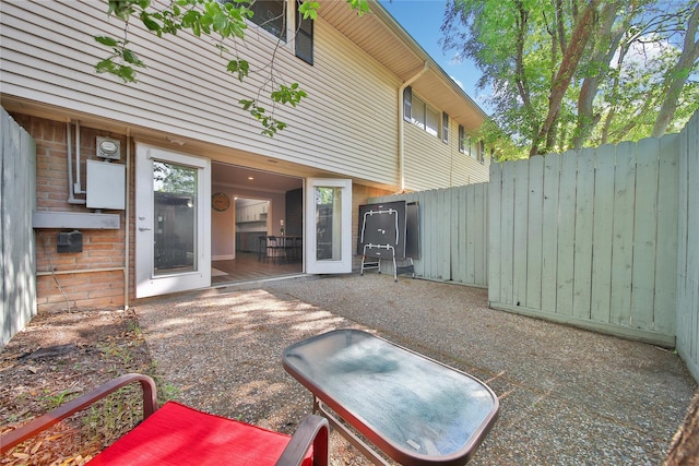 818 Wax Myrtle Ln, Houston, TX 77079 - view of patio / terrace featuring fence