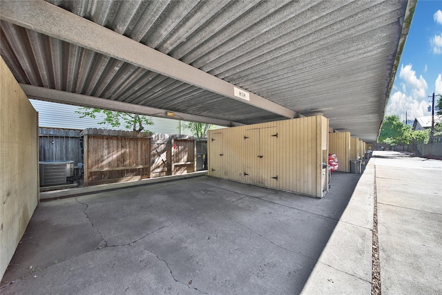 818 Wax Myrtle Ln, Houston, TX 77079 - exterior space featuring central AC and fence
