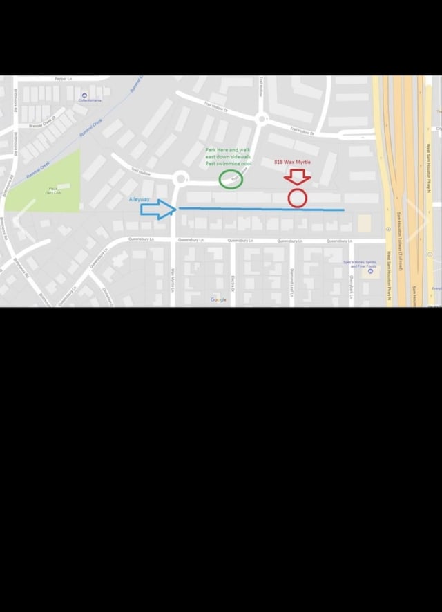 818 Wax Myrtle Ln, Houston, TX 77079 - map location