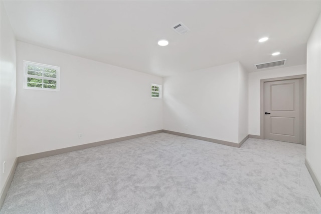 11931 S Red Cedar Cir, The Woodlands, TX 77380 - empty room with carpet, baseboards, and recessed lighting