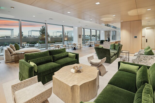 common area with a view of city