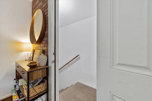 1201 Bering Dr Unit 28, Houston, TX 77057 - interior space with baseboards and carpet flooring