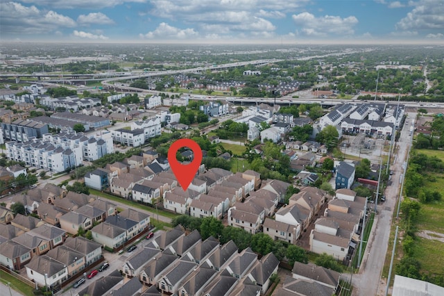 3444 Cline St, Houston, TX 77020 - bird's eye view featuring a residential view