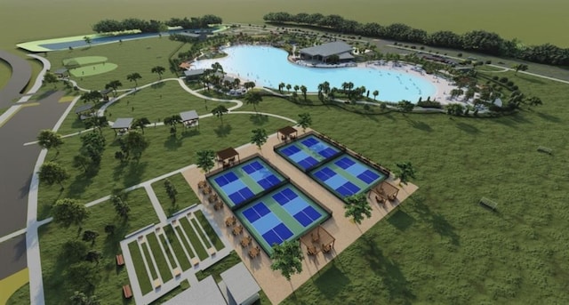 3220 Bello Green Ln, Katy, TX 77493 - view of property location with a pool area