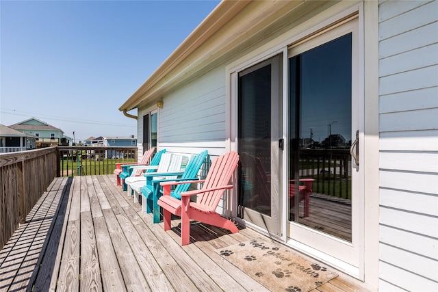 4215 San Jacinto Dr, Galveston, TX 77554 - view of deck