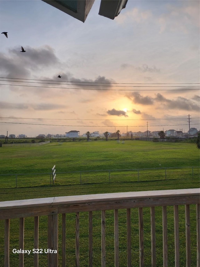 4215 San Jacinto Dr, Galveston, TX 77554 - view of yard with a view of rural / pastoral area