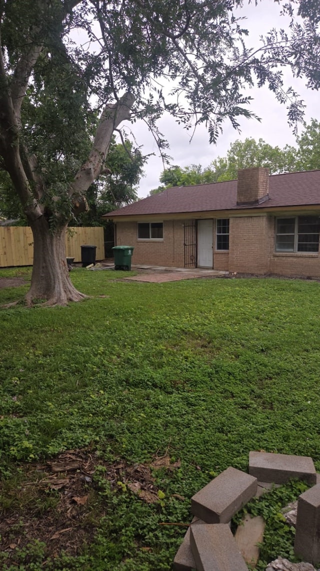 14418 Alkay St, Houston, TX 77045 - view of yard with fence