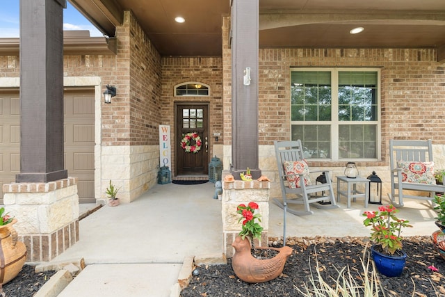 3639 Daintree Park Dr, Katy, TX 77494 - property entrance with brick siding and a porch