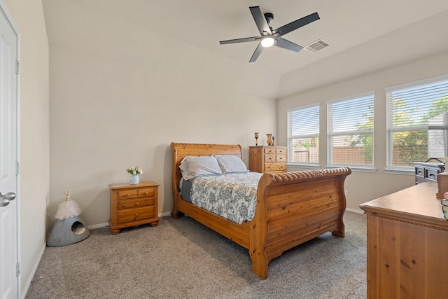 3639 Daintree Park Dr, Katy, TX 77494 - carpeted bedroom with baseboards and a ceiling fan