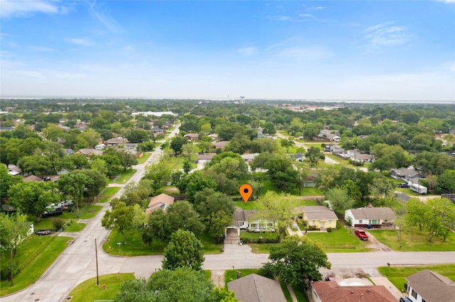 aerial perspective of suburban area