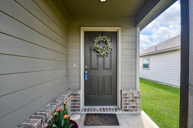 view of entrance to property