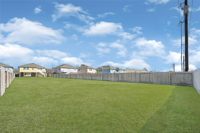 269 Bay Oaks Dr, La Porte, TX 77571 - view of yard with a fenced backyard and a residential view