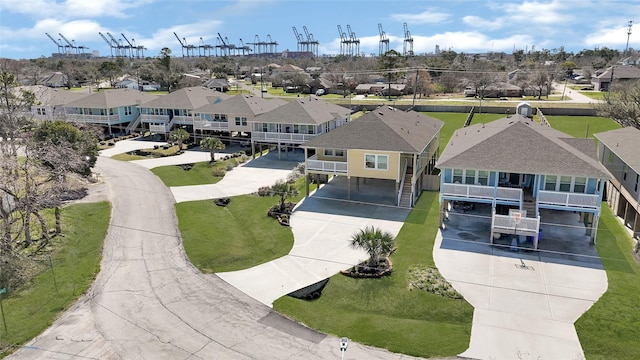 269 Bay Oaks Dr, La Porte, TX 77571 - bird's eye view featuring a residential view