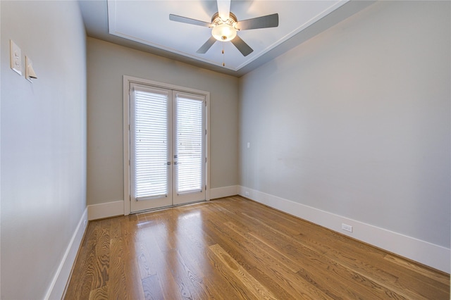 1509 Caywood Ln Unit C, Houston, TX 77055 - spare room featuring french doors, healthy amount of natural light, and baseboards