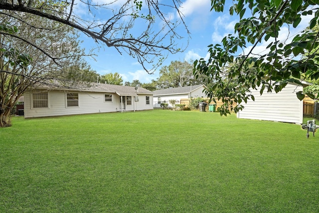 3629 Corksie St, Houston, TX 77051 - view of yard with fence